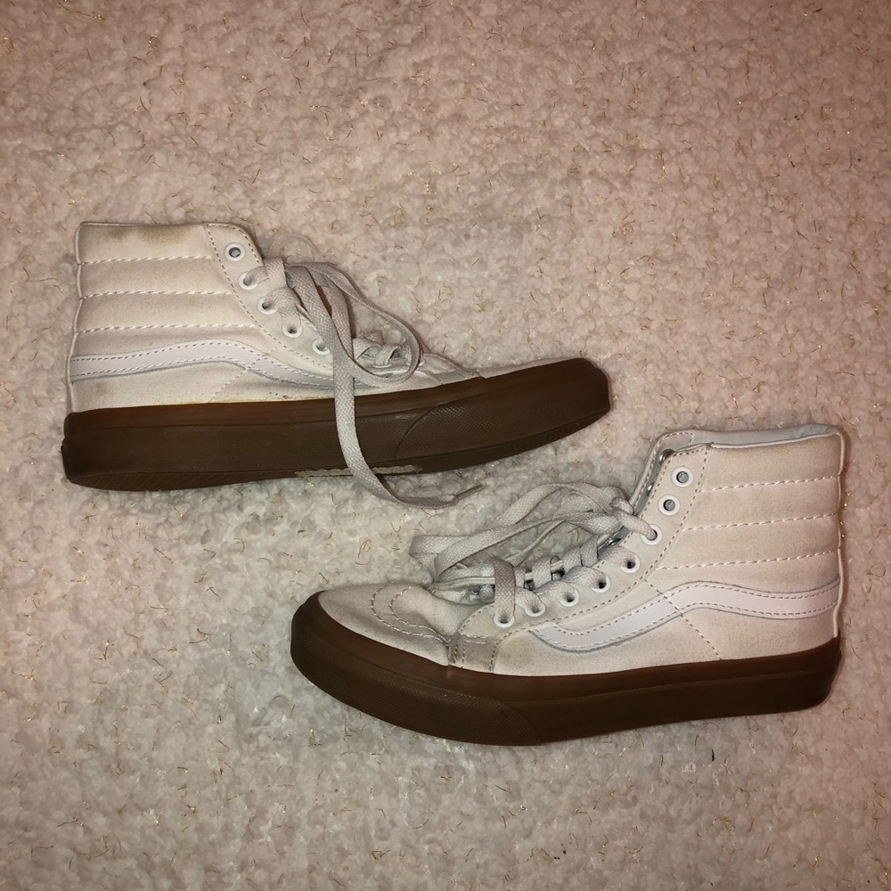 White high top vans